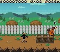 une photo d'Ã©cran de Daffy Duck - Un Tresor de Canard sur Nintendo Game Boy Color